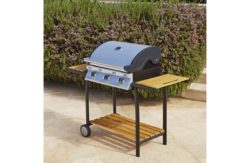 3 Burner Gas BBQ With shelf.